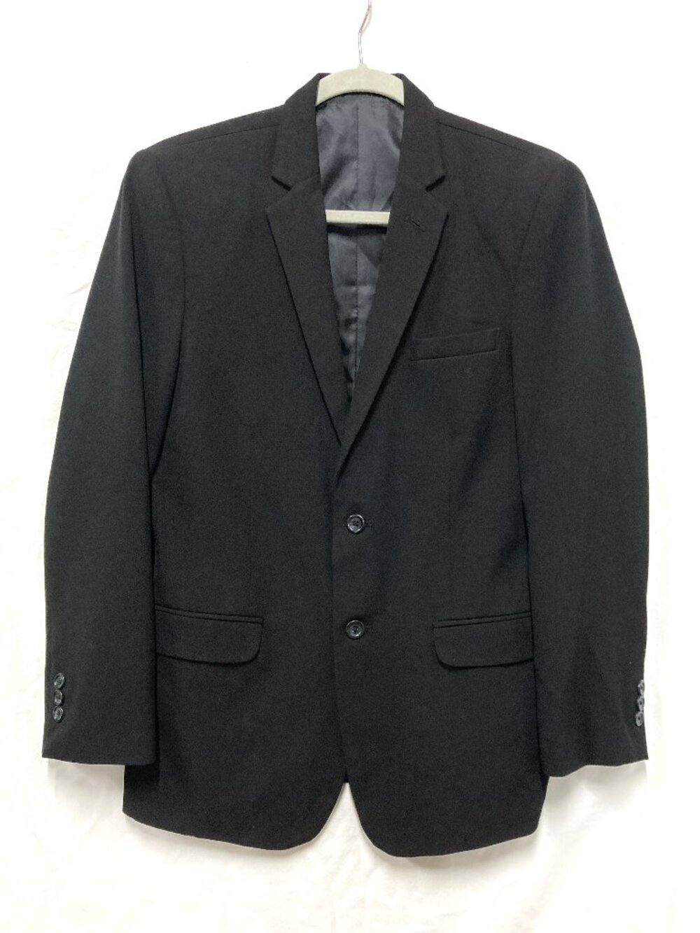 Calvin Klein Suit Jacket Boys Size 18 Black Blazer Sport Coat